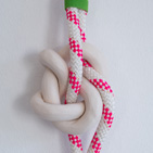 Knoten pink close up klein